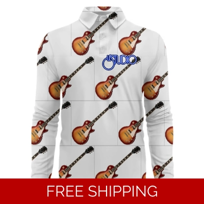 Le Studio Les Paul Custom 3D Long-Sleeved Polo Shirt